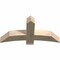 Ekena Millwork Bellingham Rough Sawn Timber Gable Bracket, Douglas Fir, 48"W x 24"H x 6"D x 6"F, 12/12 Pitch GBW048X24X0606BEL00RDF - alternate 2